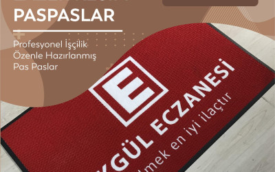 Eczanelere Özel Logolu Paspaslar: Hijyen ve Markanızı Birleştirin
