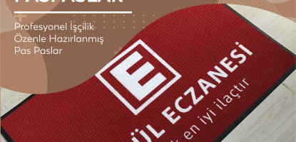 Eczanelere Özel Logolu Paspaslar: Hijyen ve Markanızı Birleştirin