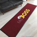 Bordo zeminli sarı logolu paspas P4932 Bordo zeminli sarı logolu paspas P4932