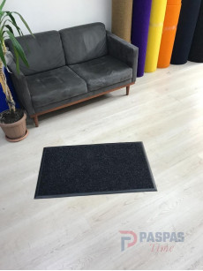 Antrasit zeminli logosuz toz ve nem alıcı paspas P6355