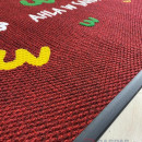 Bordo zeminli sarı yeşil beyaz logolu paspas P7844 Bordo zeminli sarı yeşil beyaz logolu paspas P7844
